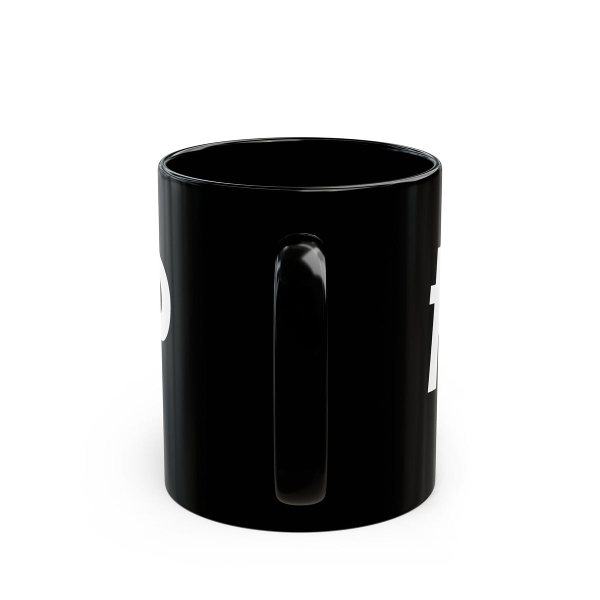 Ᵽ Mug, Black (11oz)
