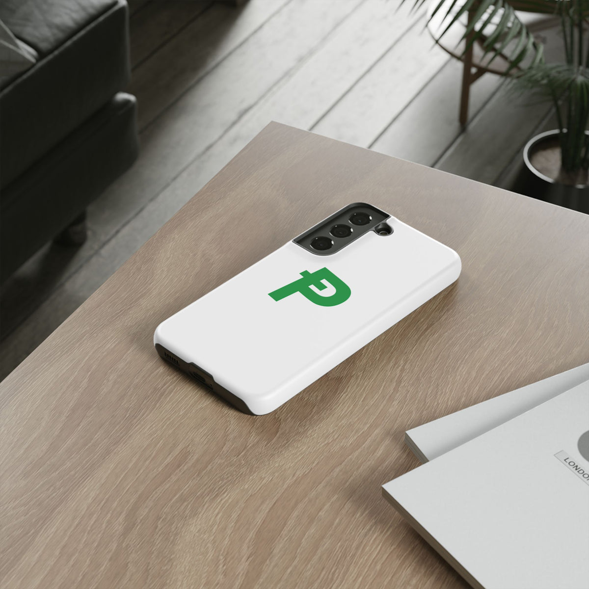 Pepecoin Ᵽ Phone Case (White)