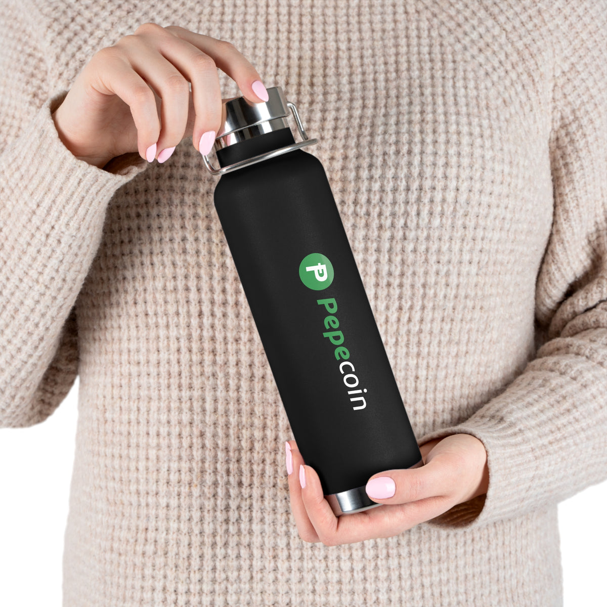 Insulated Pepecoin Bottle (22oz)
