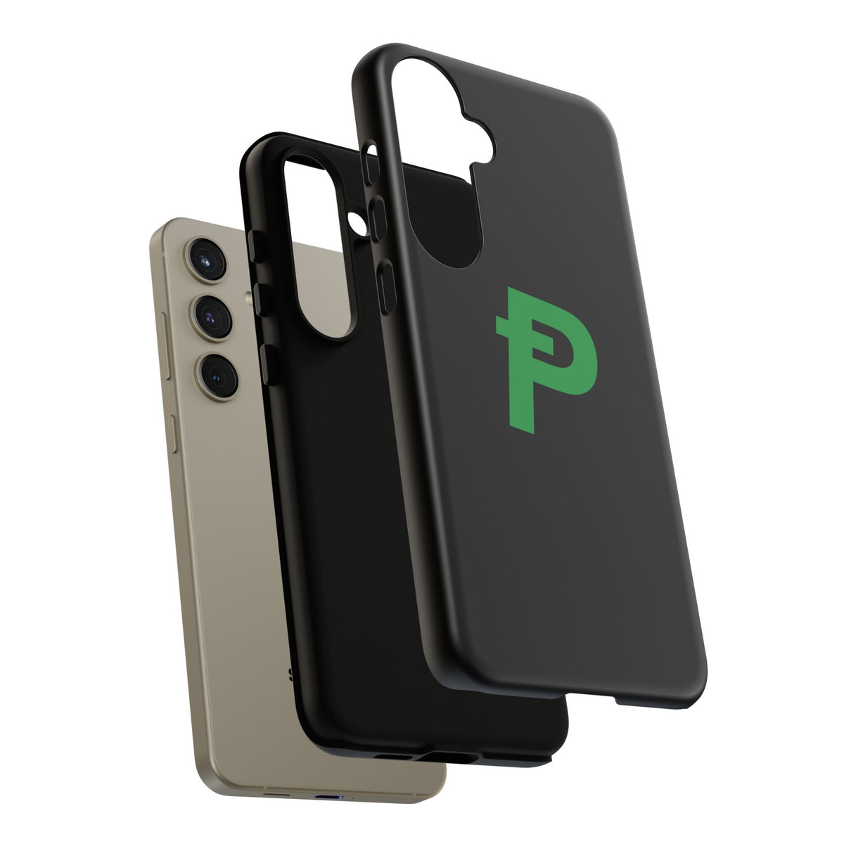 Pepecoin Ᵽ Phone Case (Black)