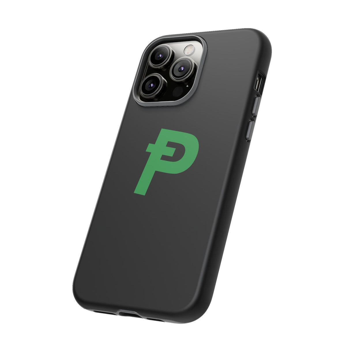 Pepecoin Ᵽ Phone Case (Black)
