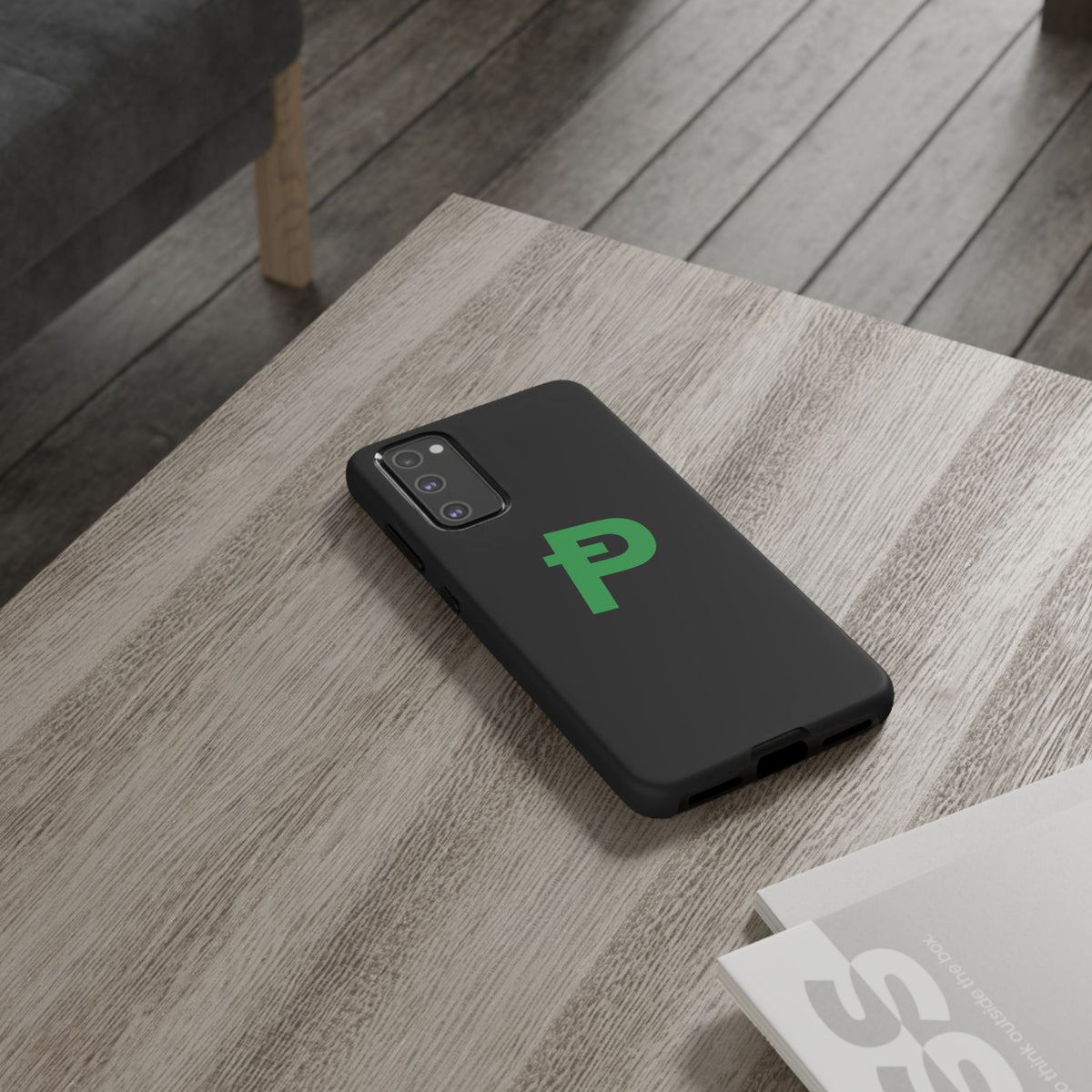 Pepecoin Ᵽ Phone Case (Black)