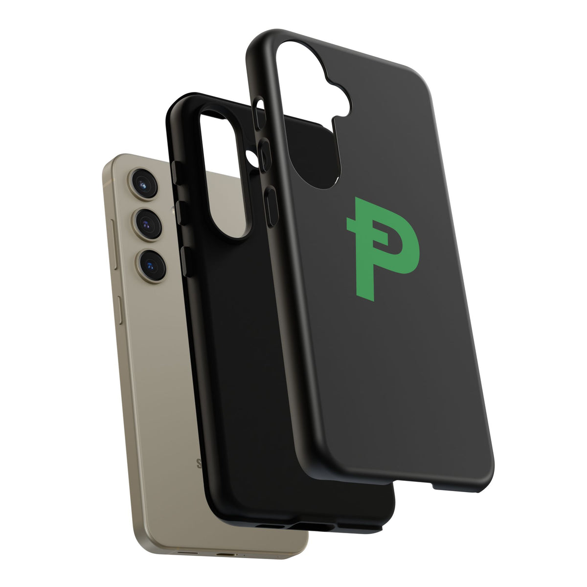 Pepecoin Ᵽ Phone Case (Black)
