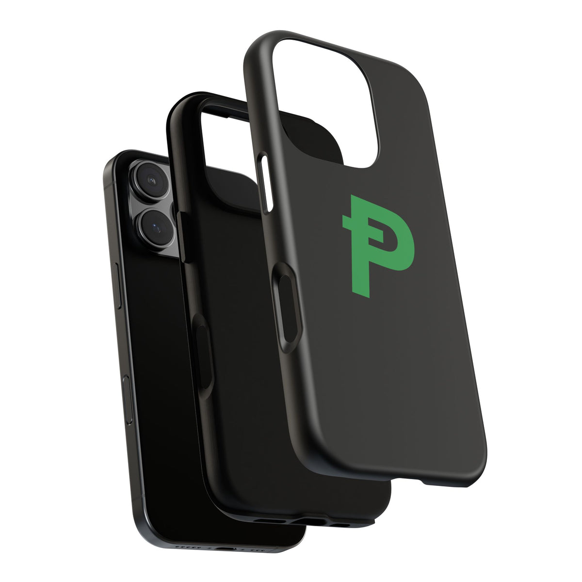 Pepecoin Ᵽ Phone Case (Black)