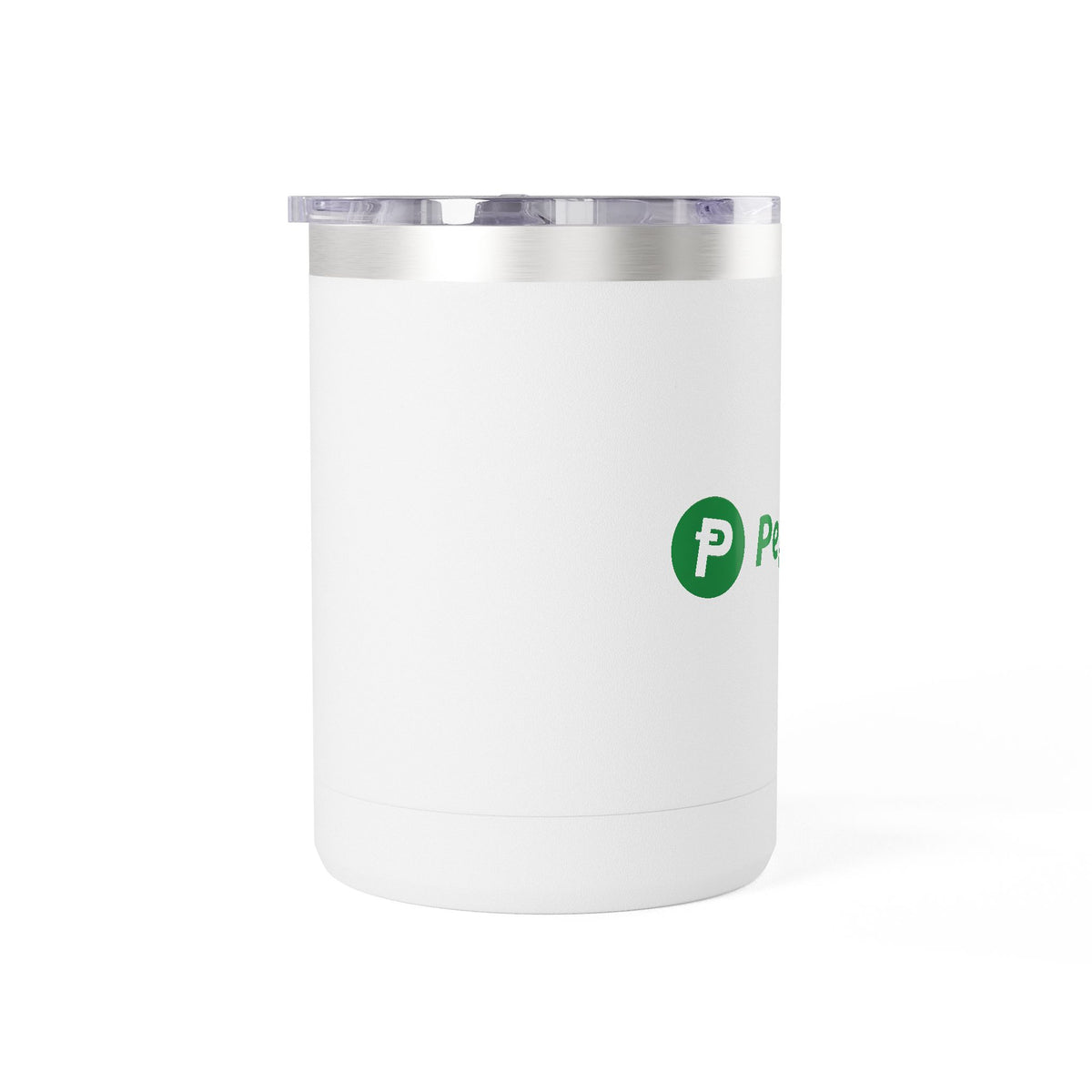 Pepecoin Coffee Mug Tumbler, 15oz (White)
