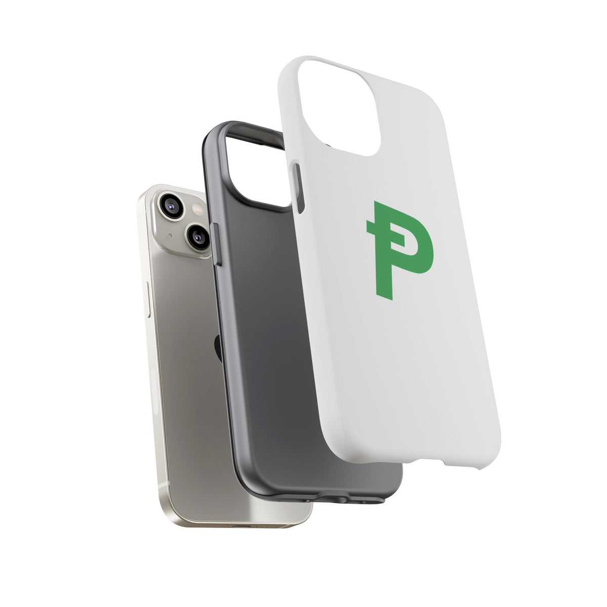 Pepecoin Ᵽ Phone Case (White)