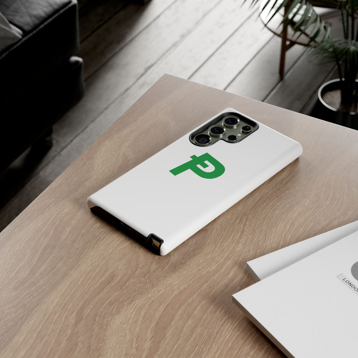 Pepecoin Ᵽ Phone Case (White)