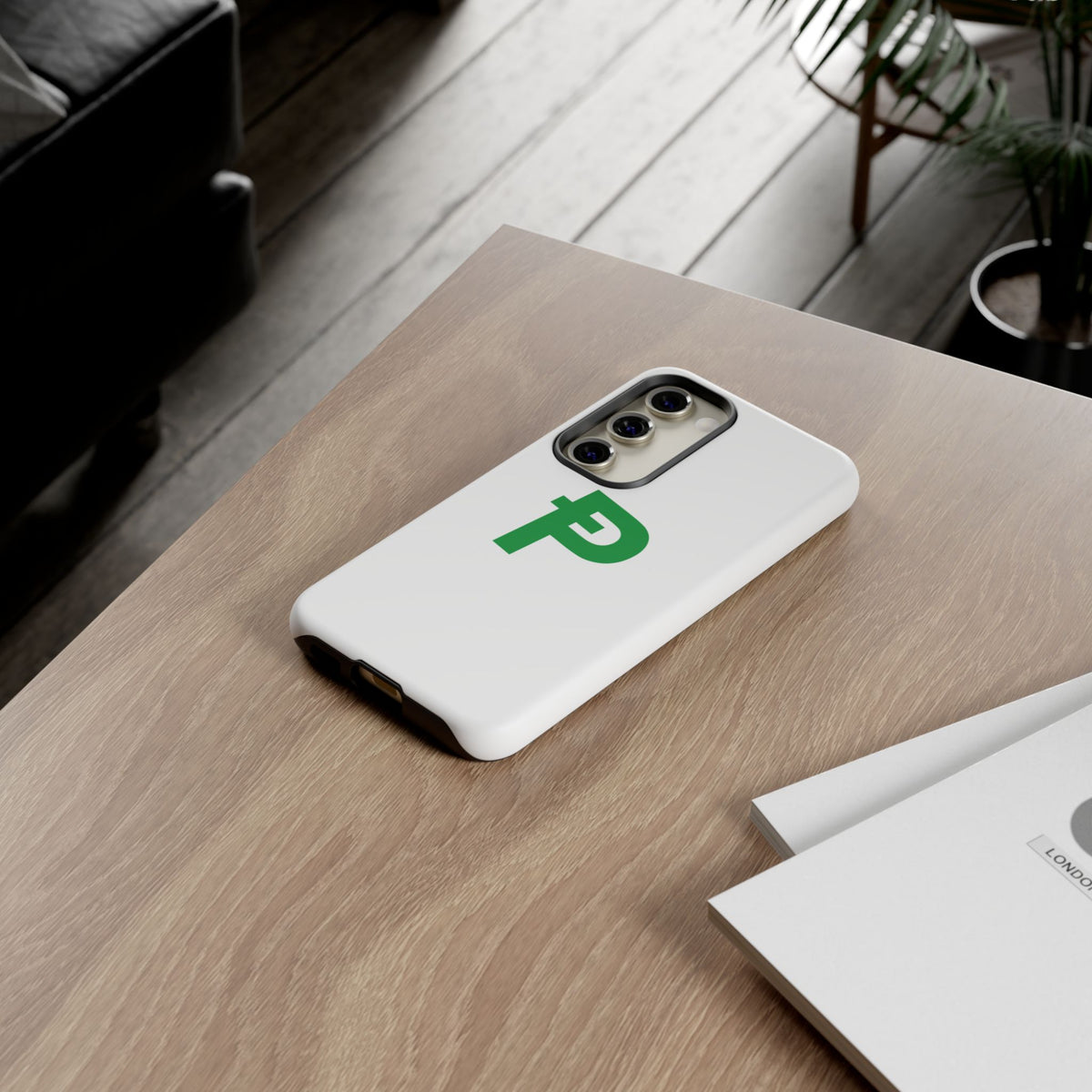 Pepecoin Ᵽ Phone Case (White)