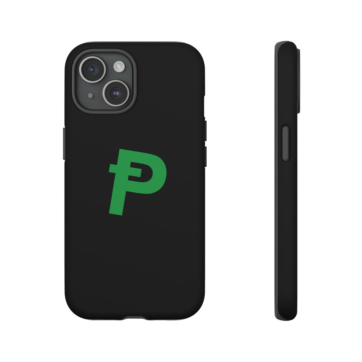 Pepecoin Ᵽ Phone Case (Black)