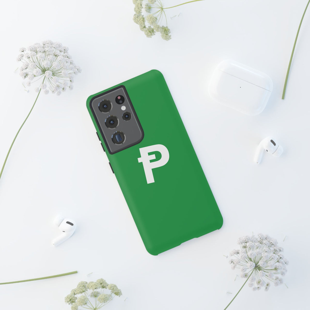 Pepecoin P Phone Case (Green)