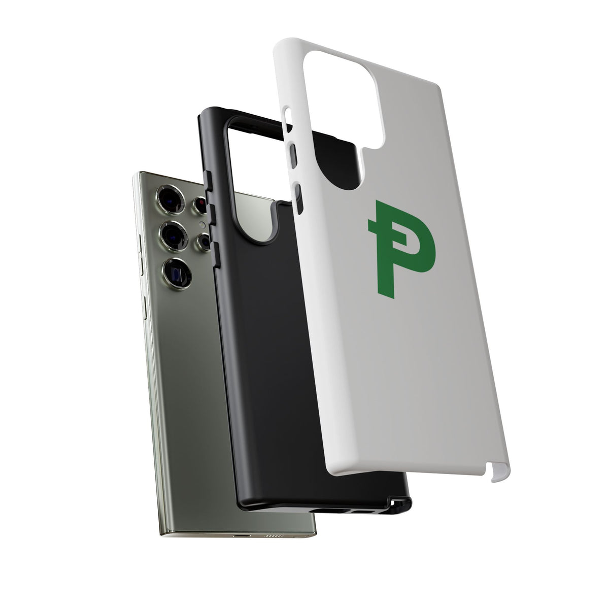 Pepecoin Ᵽ Phone Case (White)