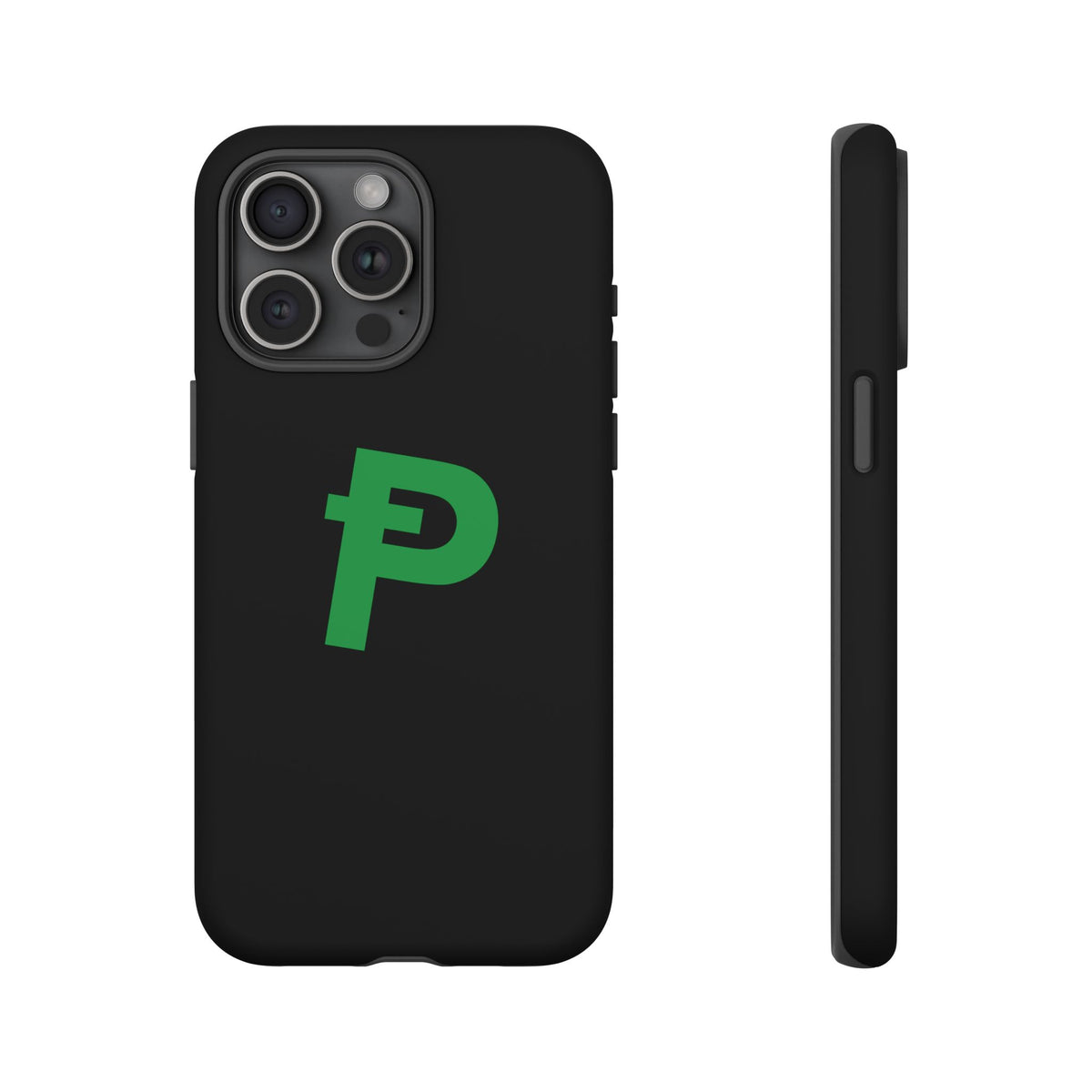 Pepecoin Ᵽ Phone Case (Black)