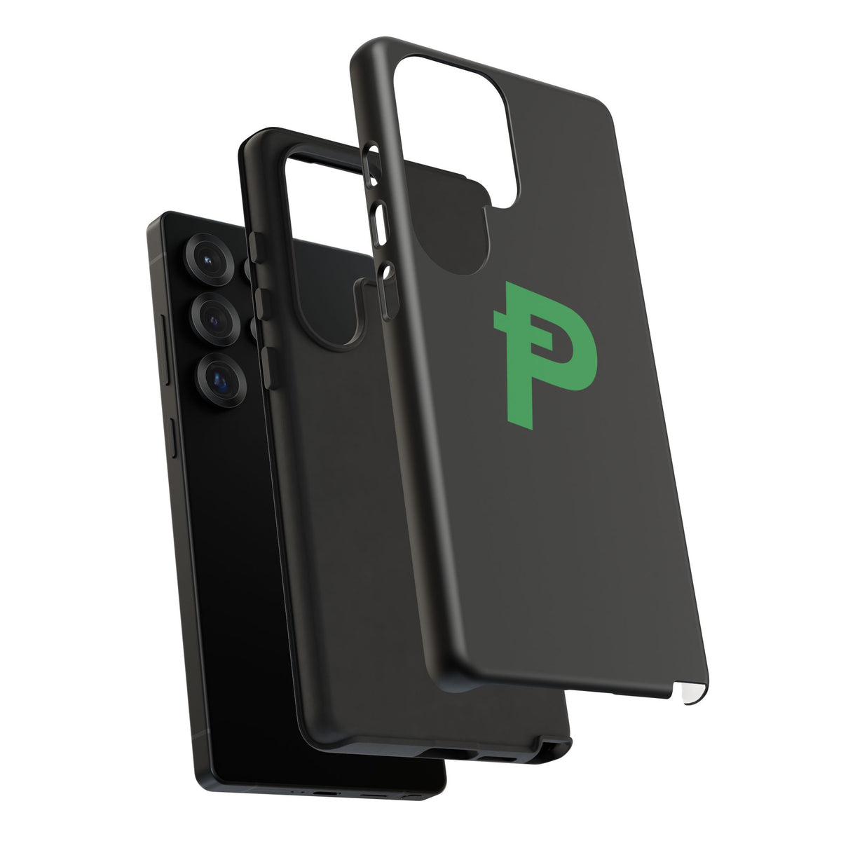 Pepecoin Ᵽ Phone Case (Black)
