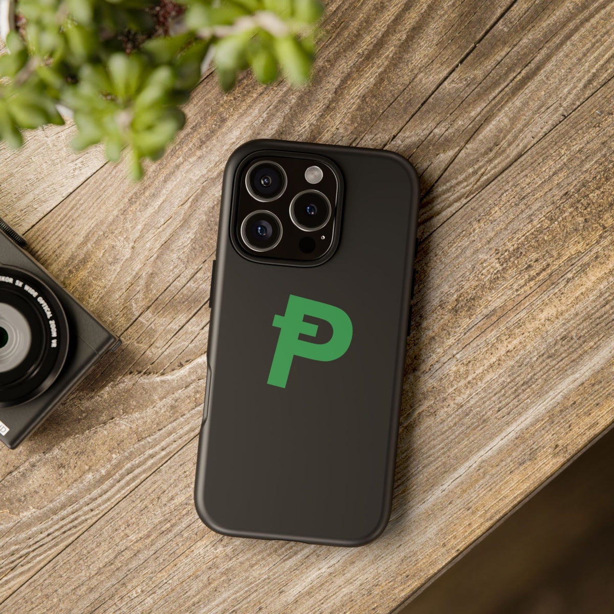 Pepecoin Ᵽ Phone Case (Black)