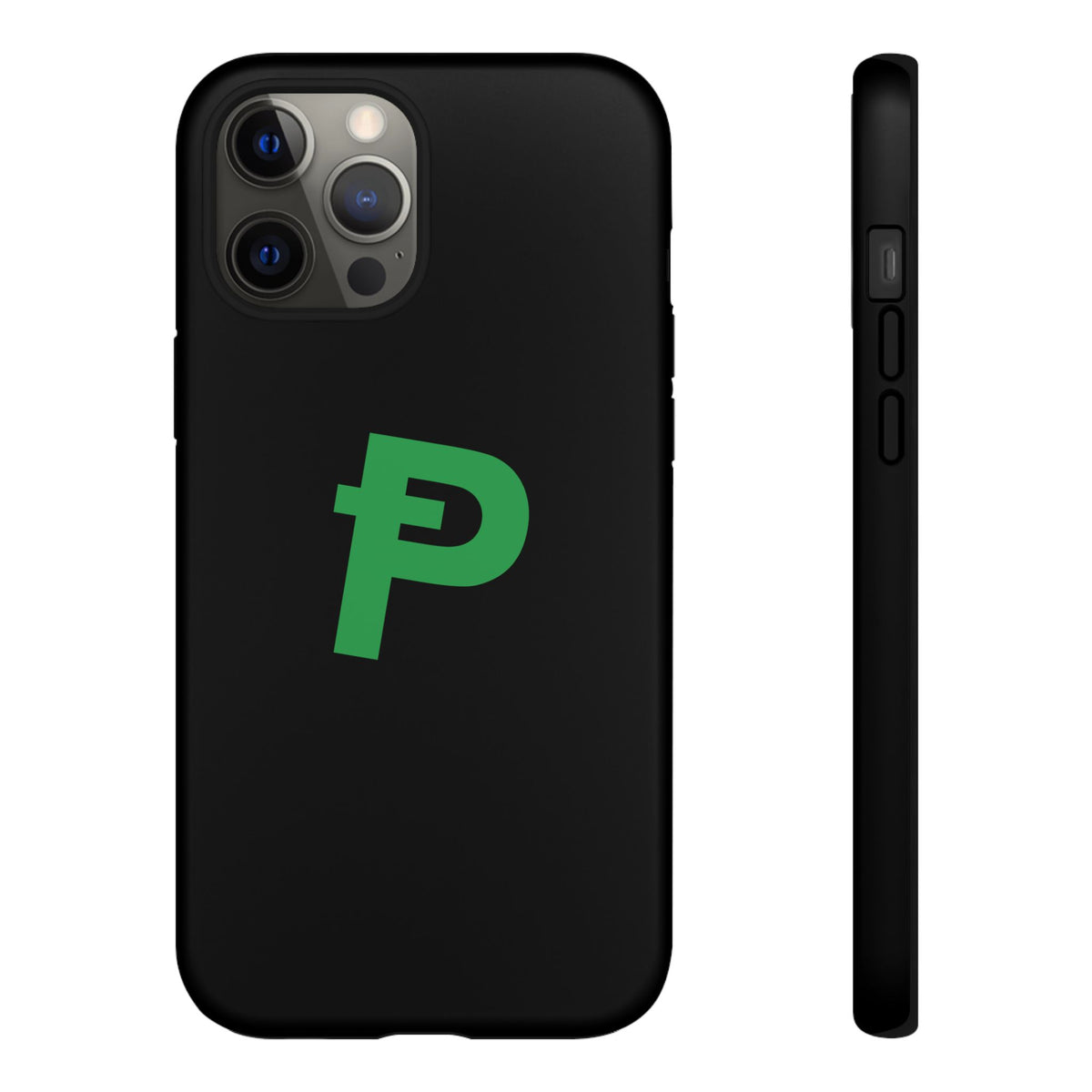 Pepecoin Ᵽ Phone Case (Black)