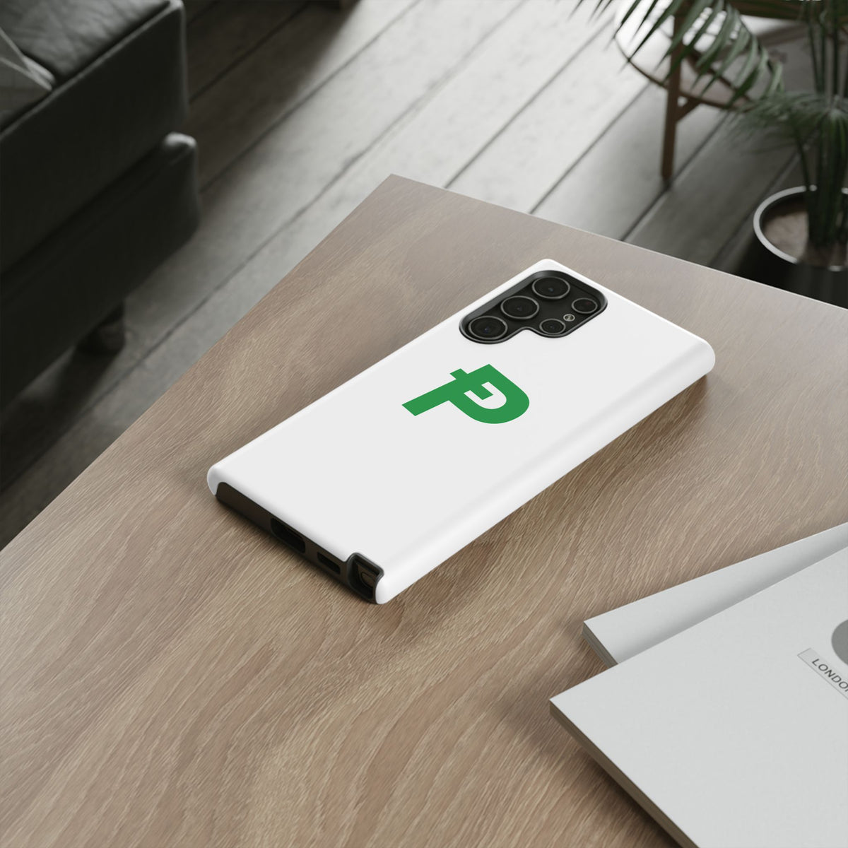 Pepecoin Ᵽ Phone Case (White)