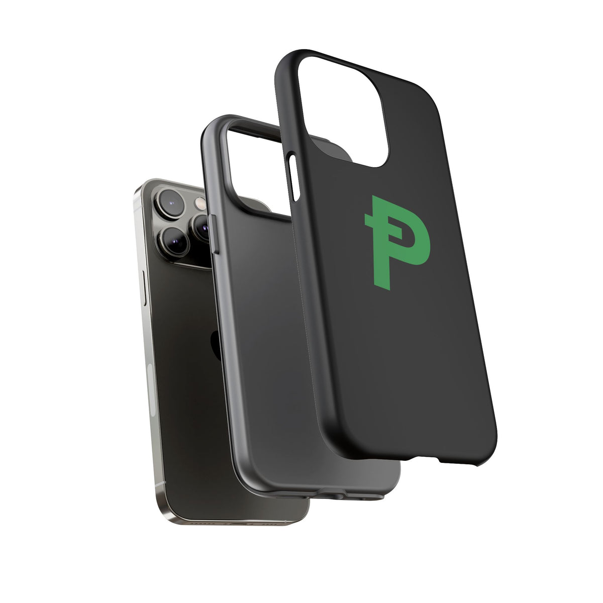Pepecoin Ᵽ Phone Case (Black)
