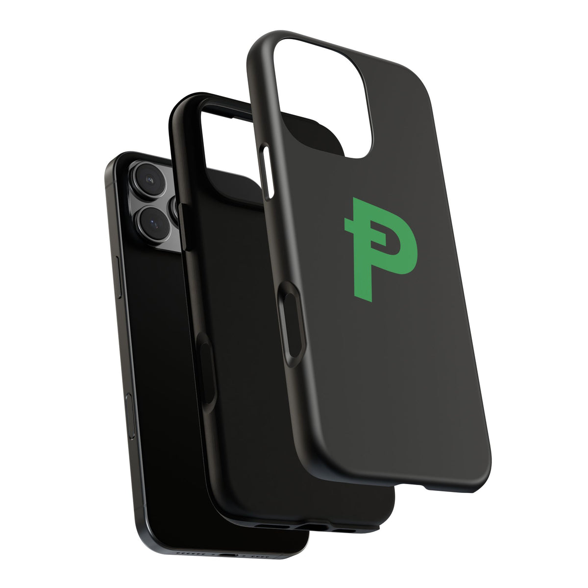 Pepecoin Ᵽ Phone Case (Black)