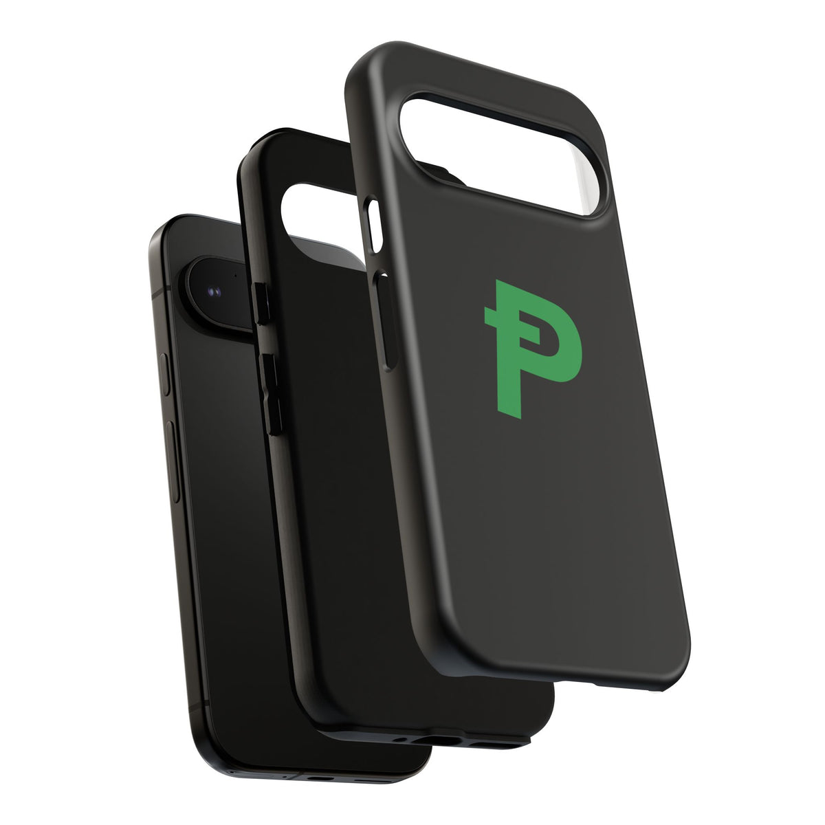 Pepecoin Ᵽ Phone Case (Black)