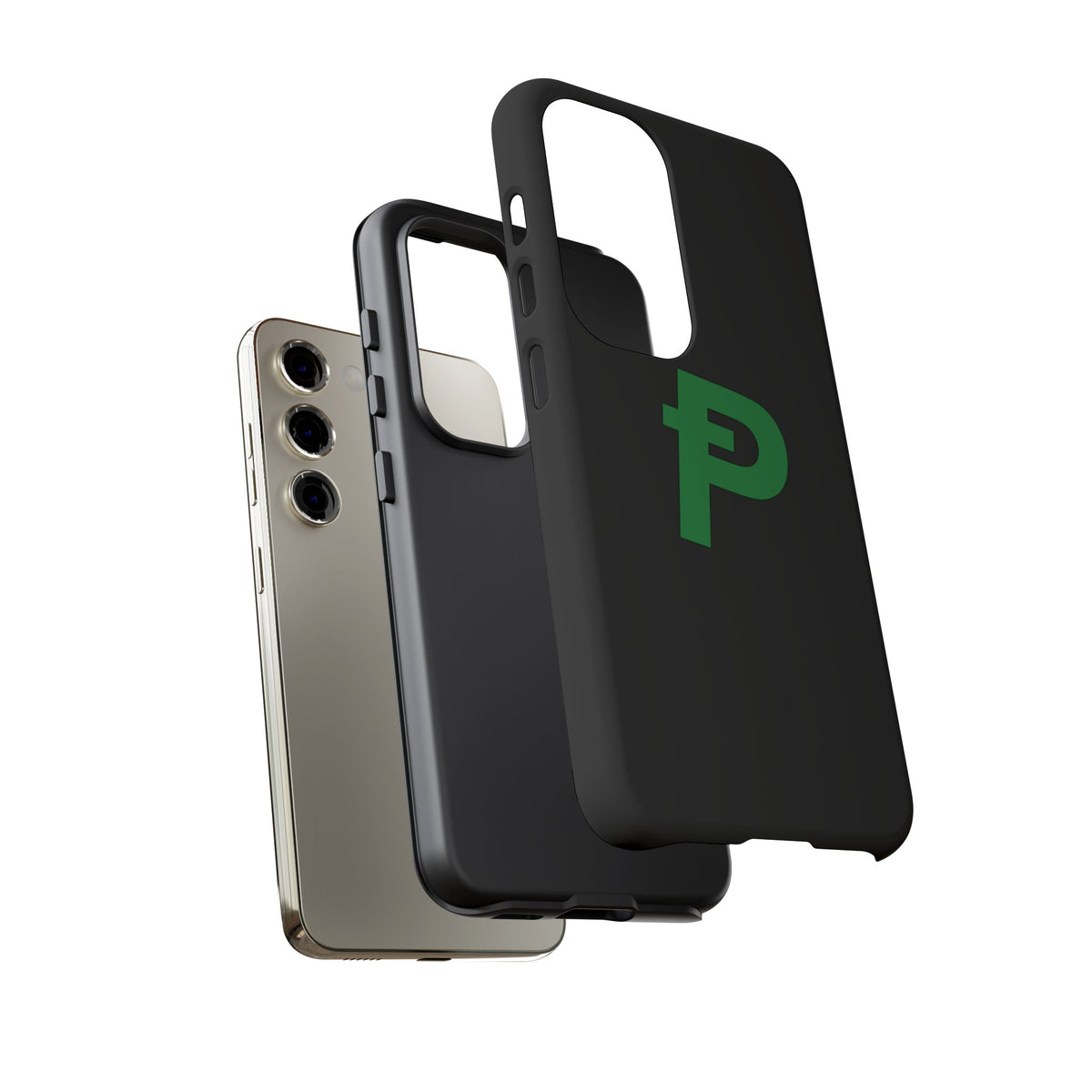 Pepecoin Ᵽ Phone Case (Black)