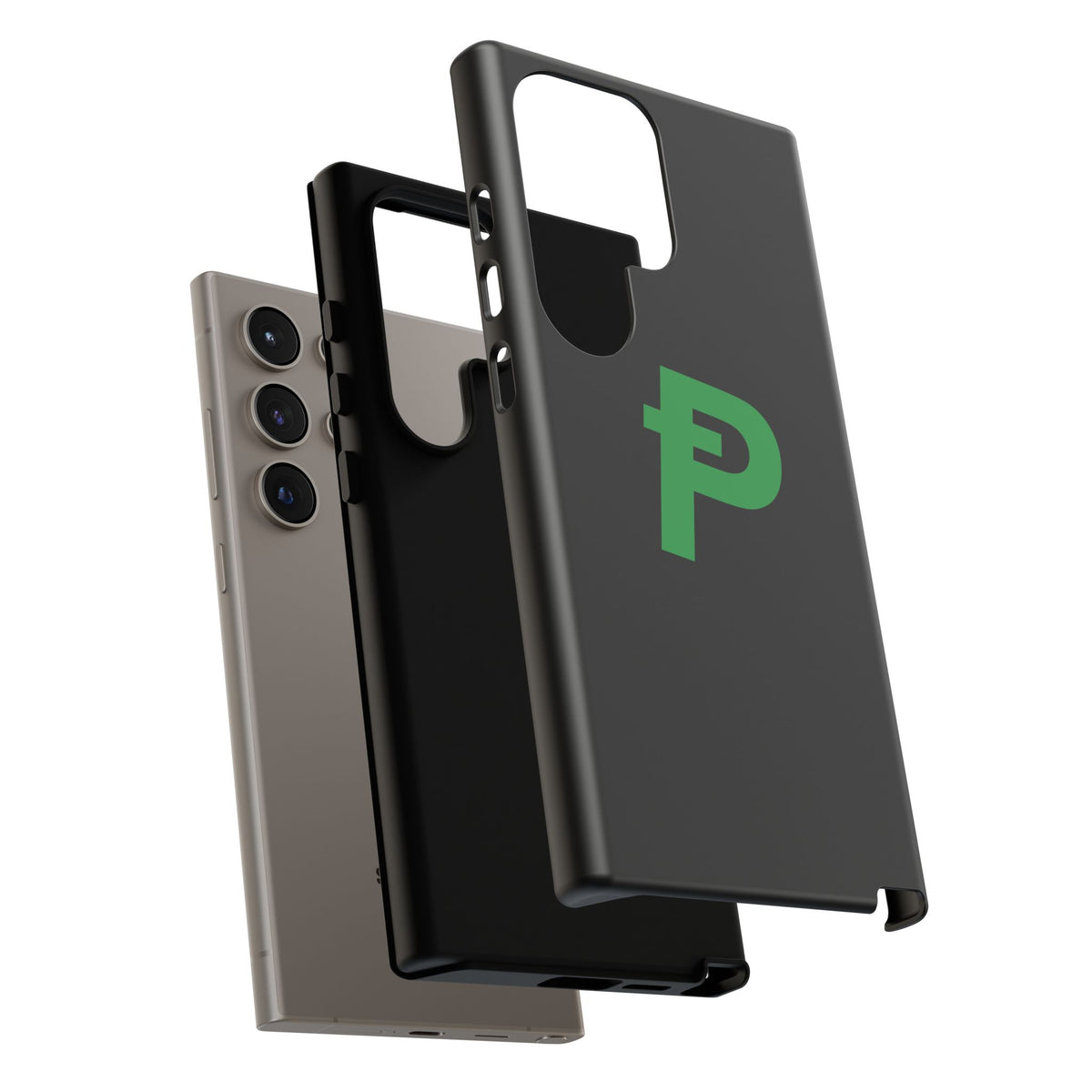 Pepecoin Ᵽ Phone Case (Black)