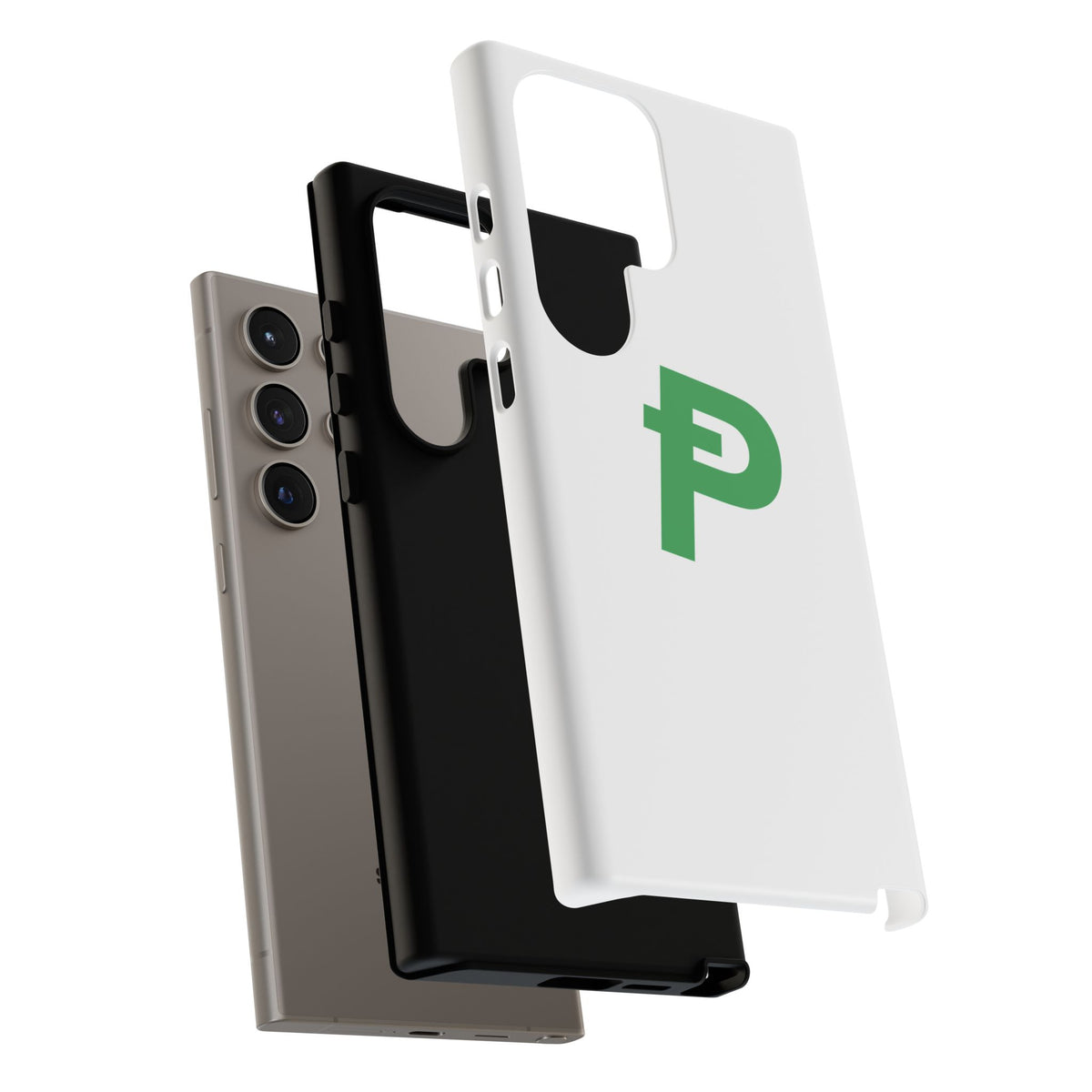 Pepecoin Ᵽ Phone Case (White)