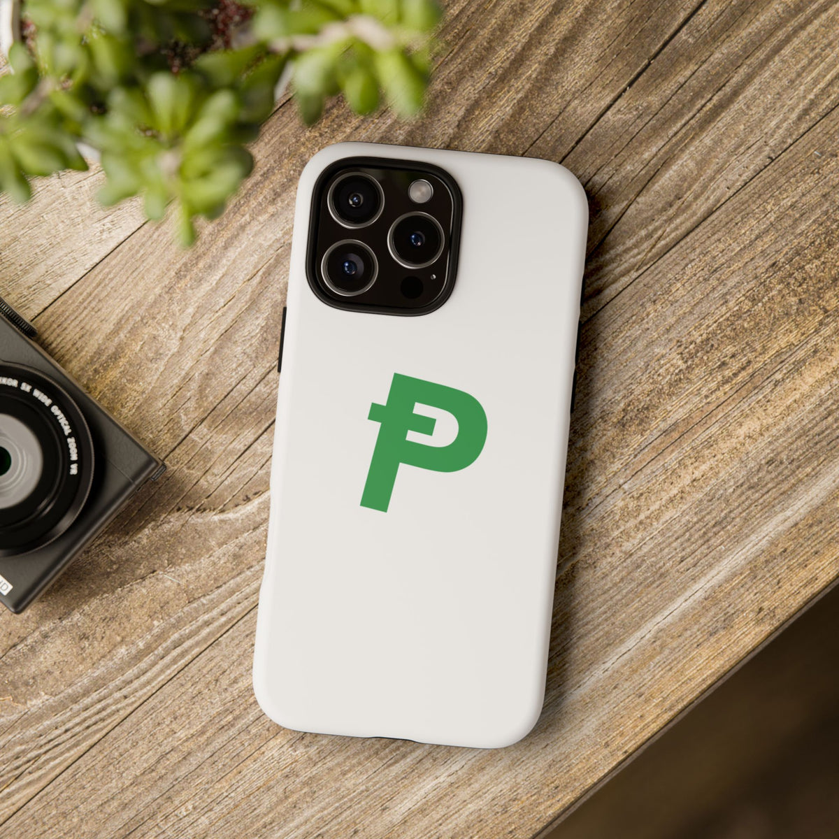 Pepecoin Ᵽ Phone Case (White)