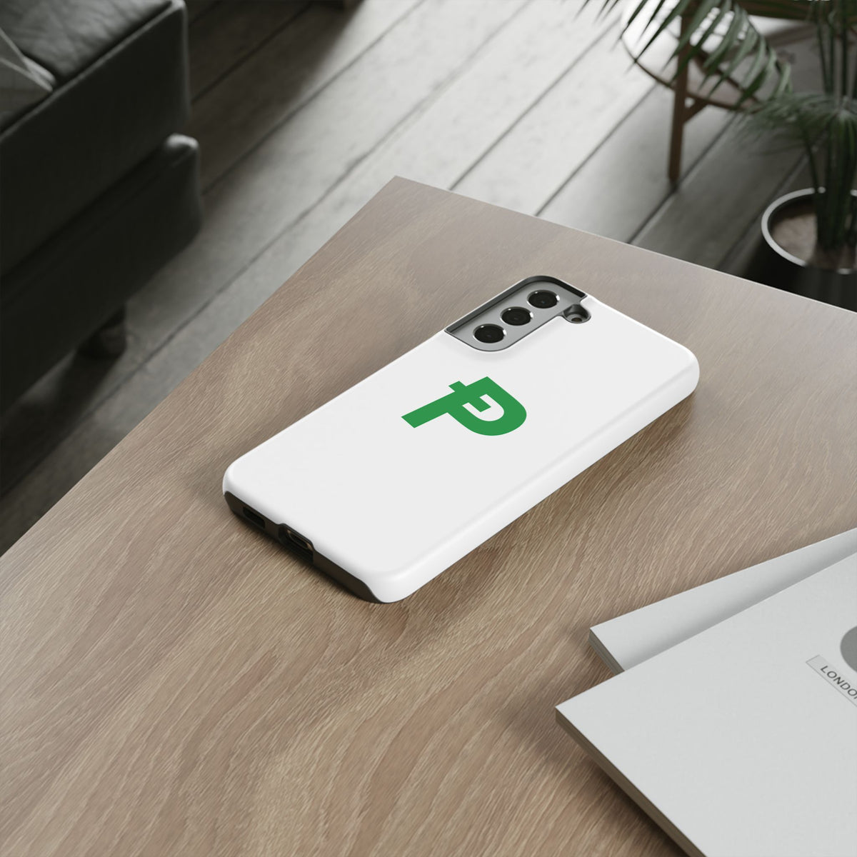 Pepecoin Ᵽ Phone Case (White)
