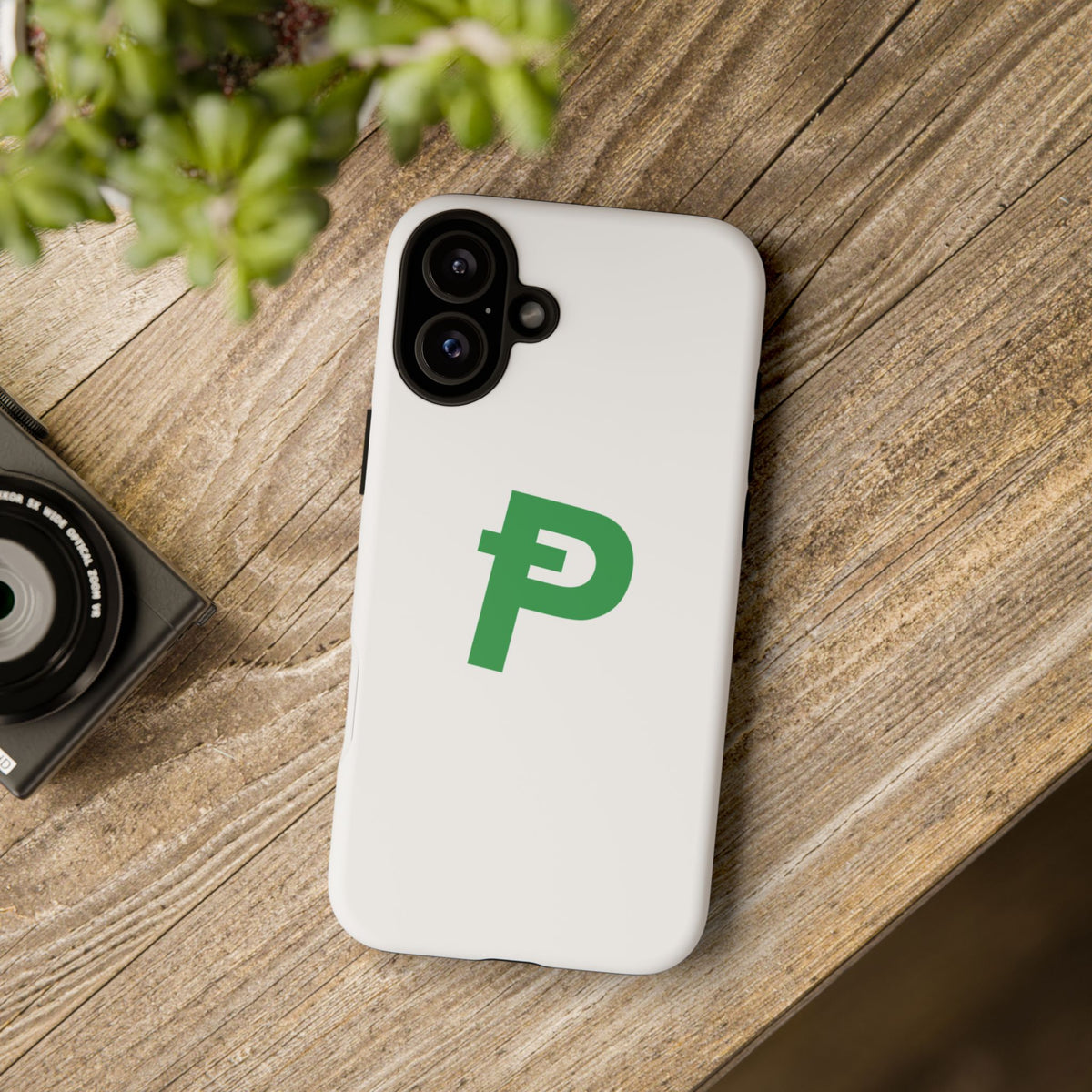 Pepecoin Ᵽ Phone Case (White)