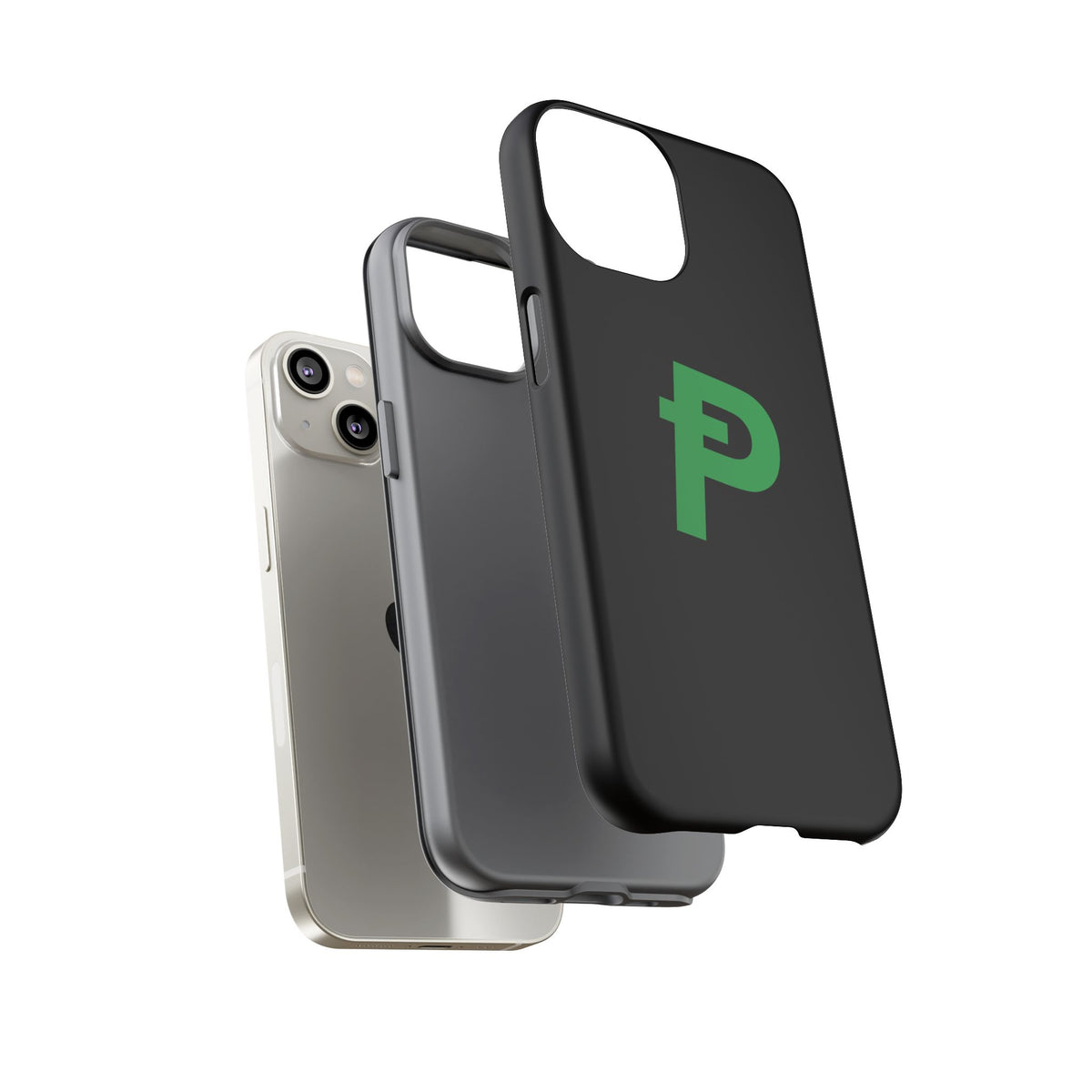 Pepecoin Ᵽ Phone Case (Black)
