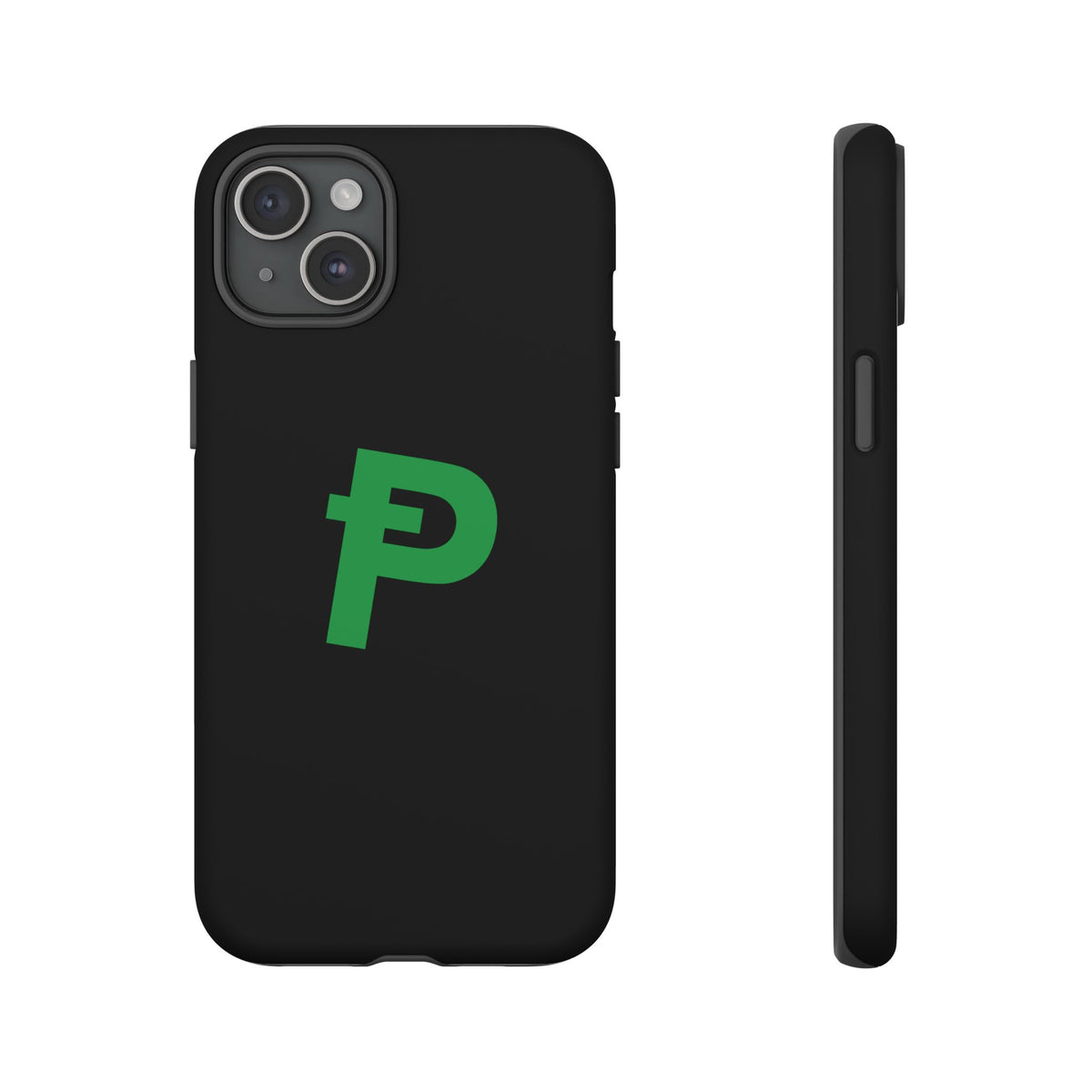Pepecoin Ᵽ Phone Case (Black)