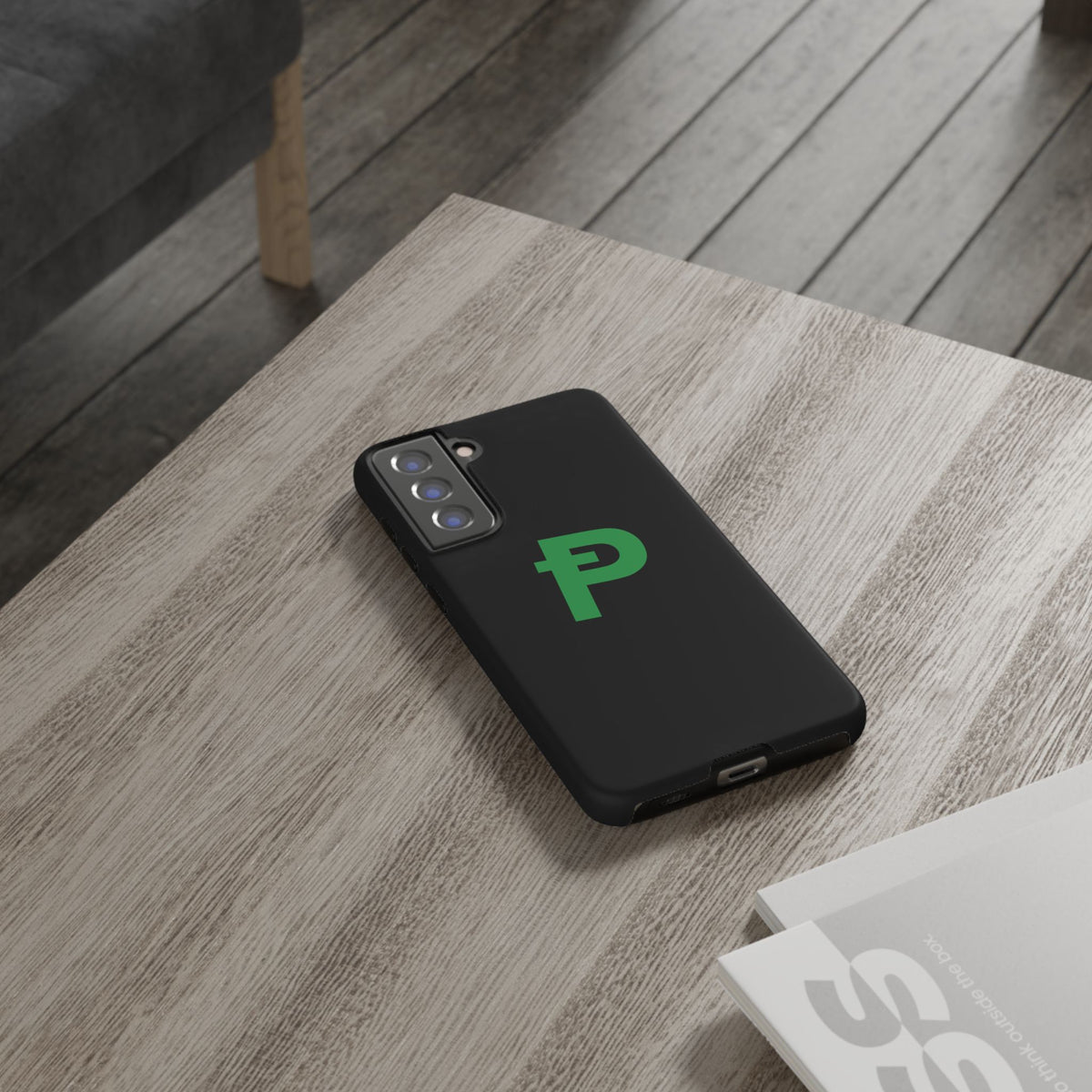 Pepecoin Ᵽ Phone Case (Black)