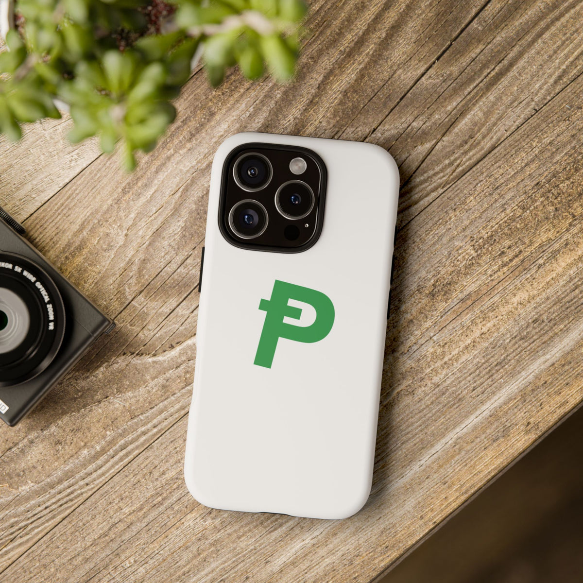 Pepecoin Ᵽ Phone Case (White)