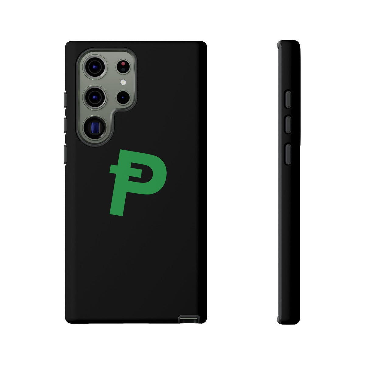 Pepecoin Ᵽ Phone Case (Black)