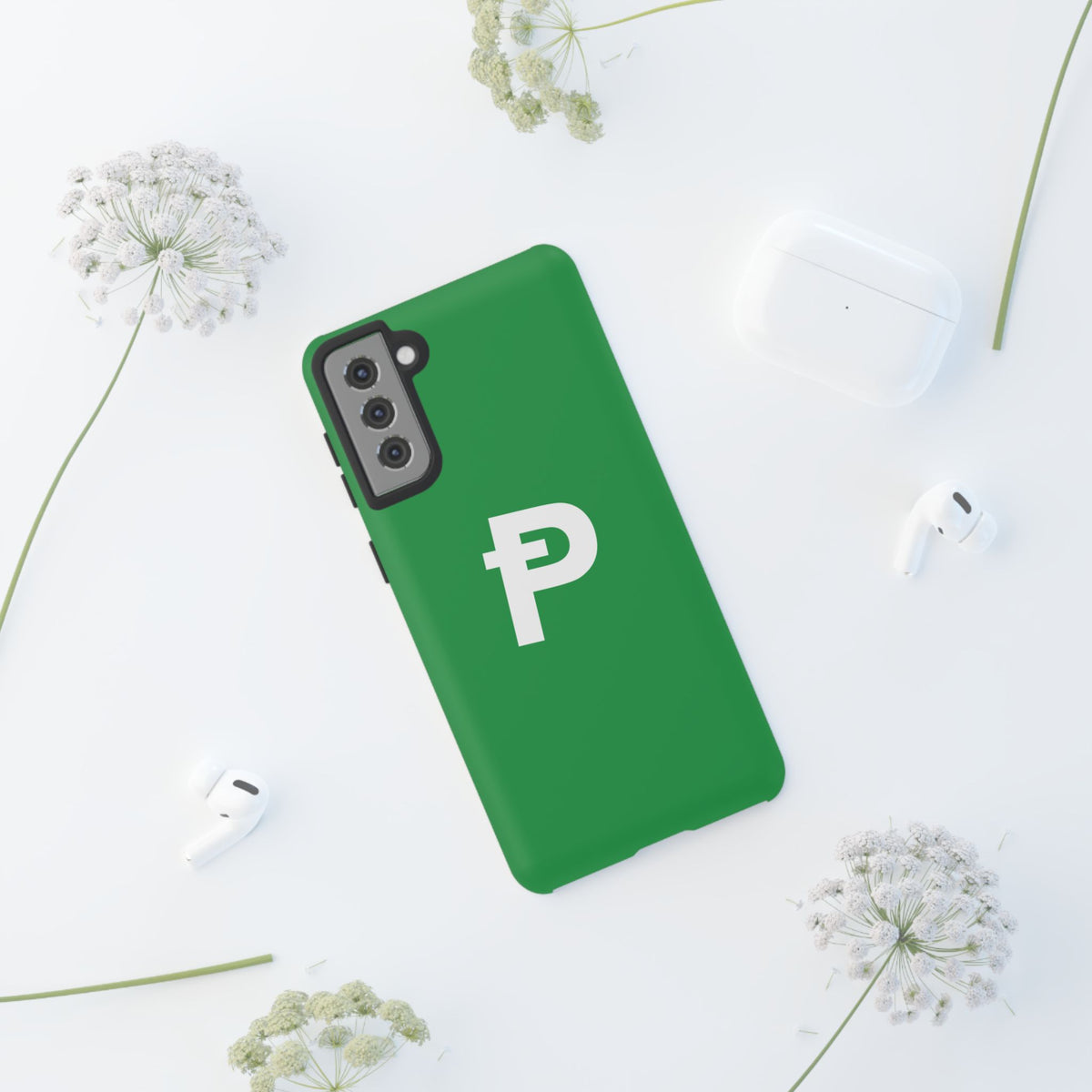 Pepecoin P Phone Case (Green)
