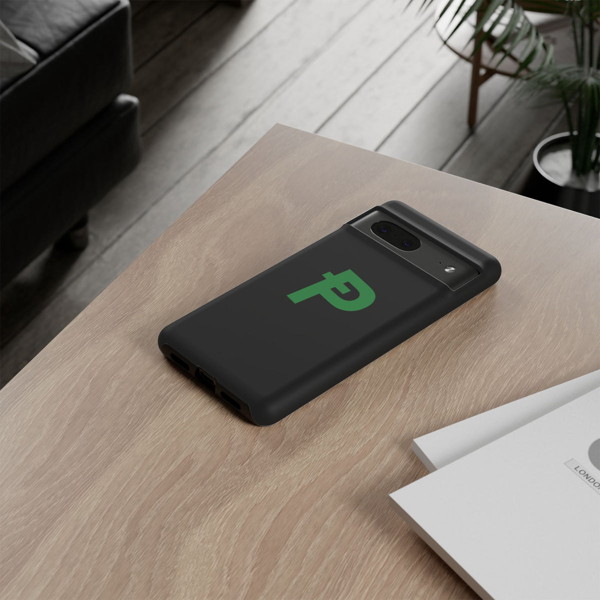 Pepecoin Ᵽ Phone Case (Black)