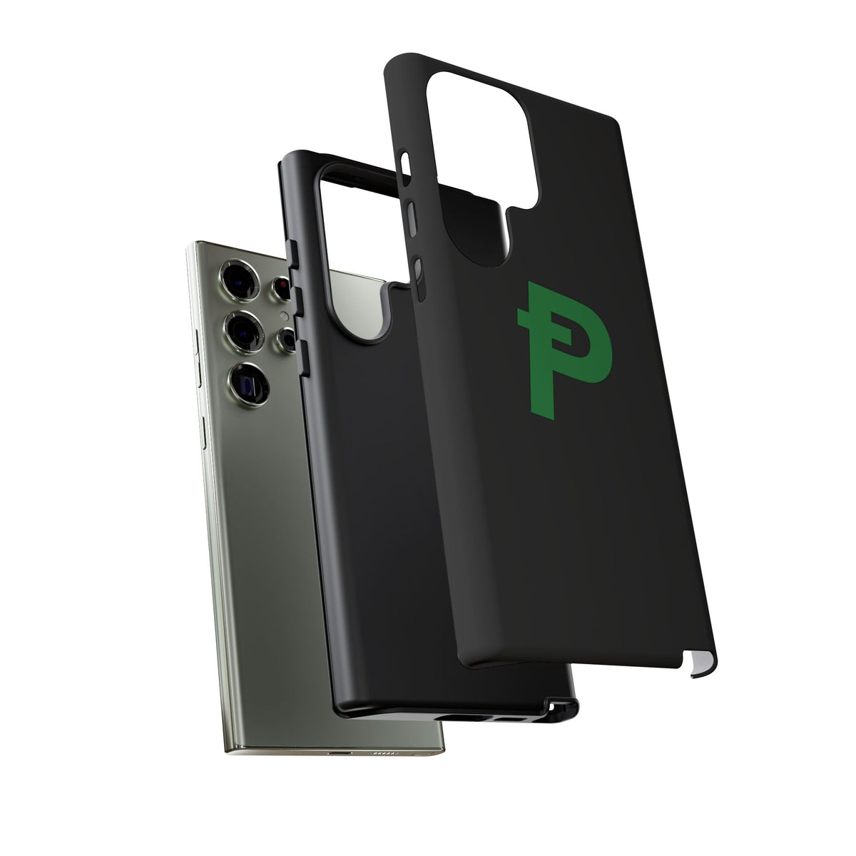 Pepecoin Ᵽ Phone Case (Black)