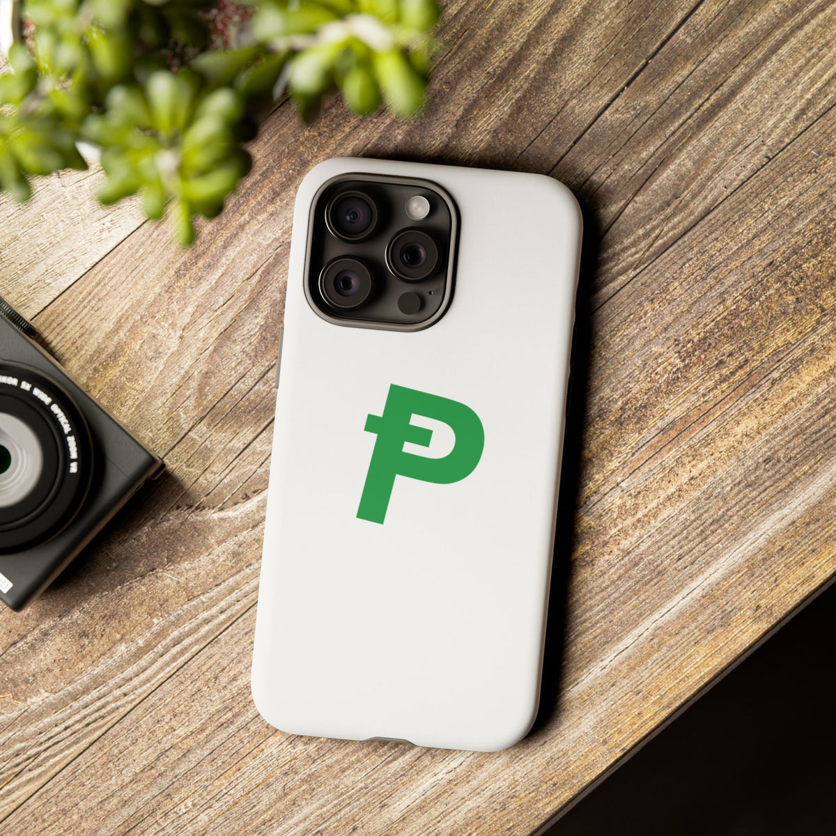 Pepecoin Ᵽ Phone Case (White)