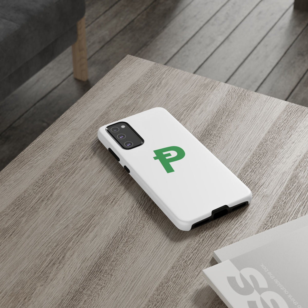 Pepecoin Ᵽ Phone Case (White)