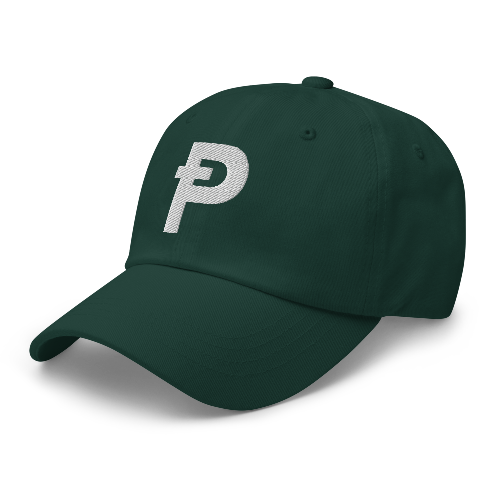 Pepecoin Hat (Green with White Ᵽ)
