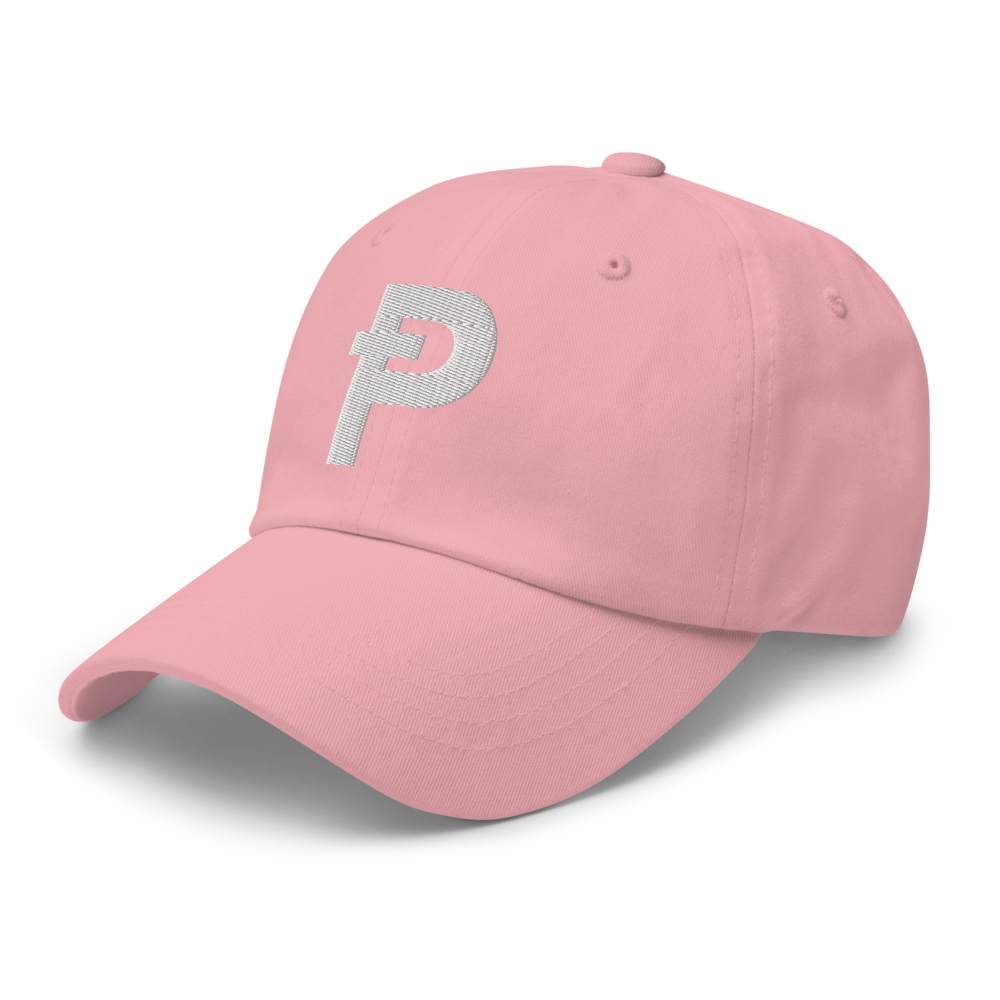 Pepecoin Hat (Pink with White Ᵽ)