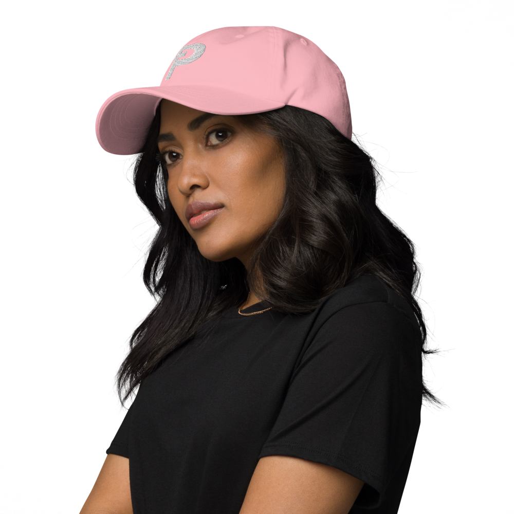 Pepecoin Hat (Pink with White Ᵽ)