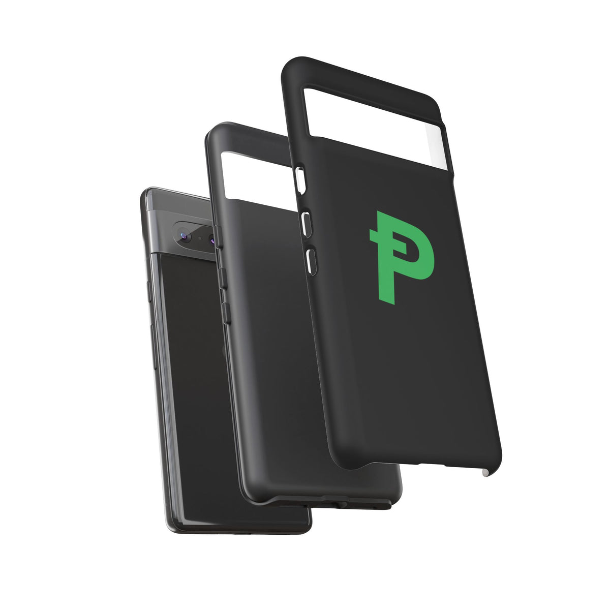 Pepecoin Ᵽ Phone Case (Black)