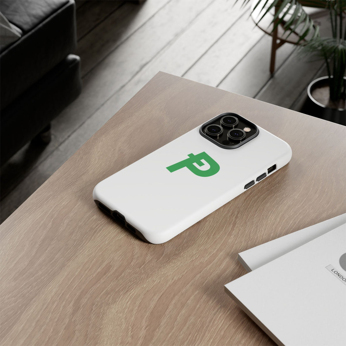 Pepecoin Ᵽ Phone Case (White)
