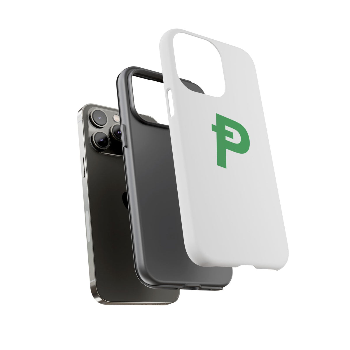 Pepecoin Ᵽ Phone Case (White)