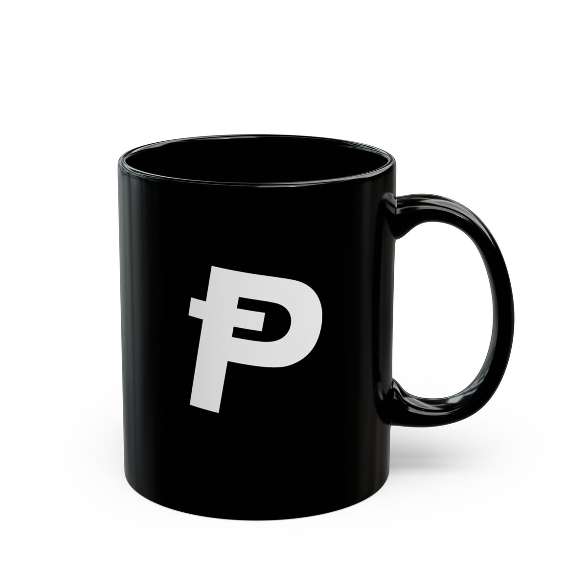 Ᵽ Mug, Black (11oz)