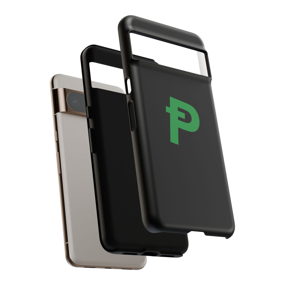 Pepecoin Ᵽ Phone Case (Black)