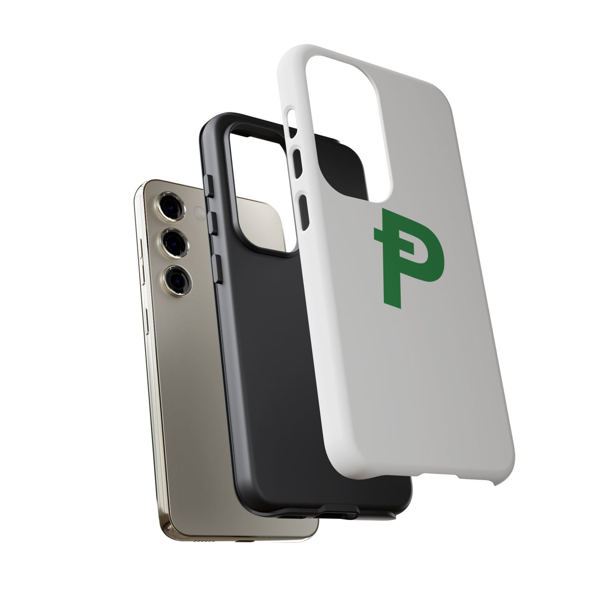 Pepecoin Ᵽ Phone Case (White)