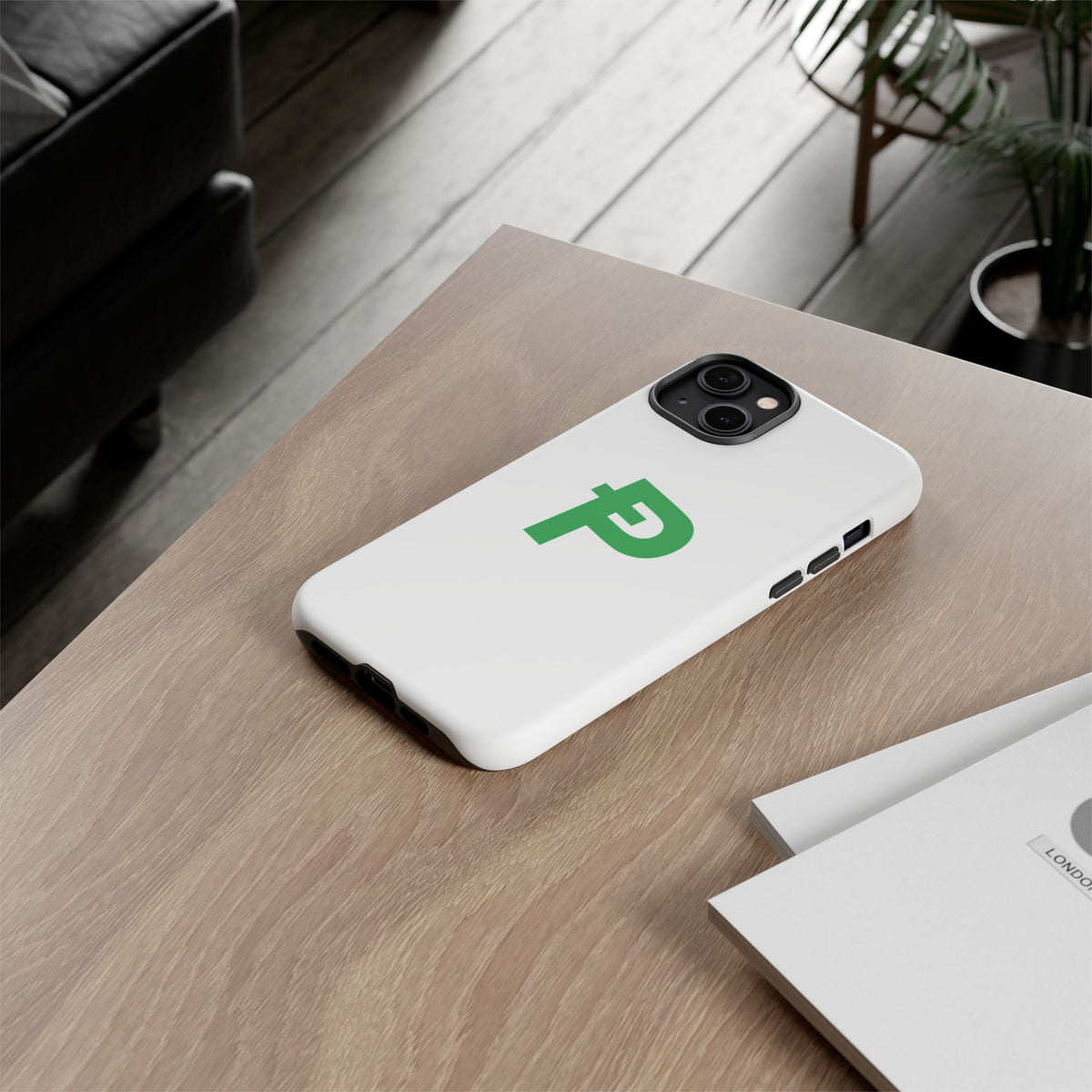 Pepecoin Ᵽ Phone Case (White)