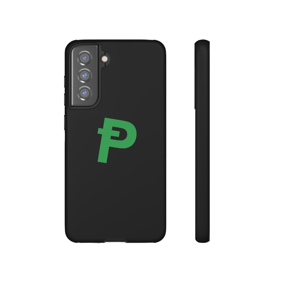 Pepecoin Ᵽ Phone Case (Black)